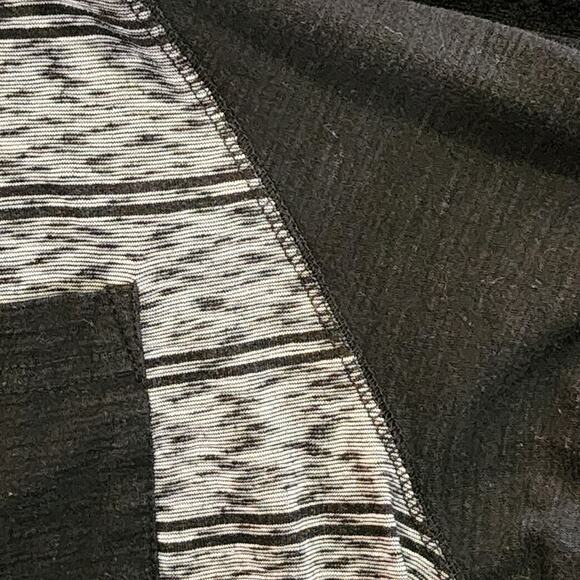 American Crusader Mens Hooded Shirt Size L Black Pocket Long Raglan Sleeve - Picture 5 of 9